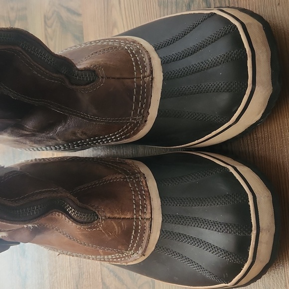 Sorel Helen Of Tundra II Waterproof Leatjer Duck Boot Lined Size 8 - Picture 2 of 7